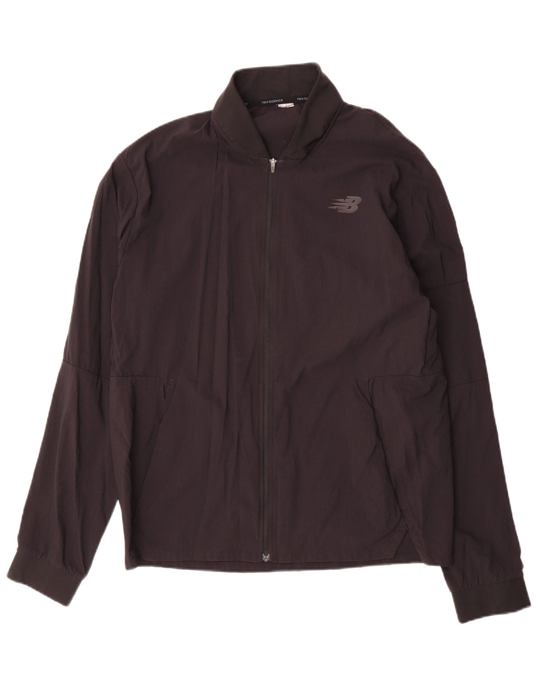 NEW BALANCE Jaqueta masculina de agasalho médio preto