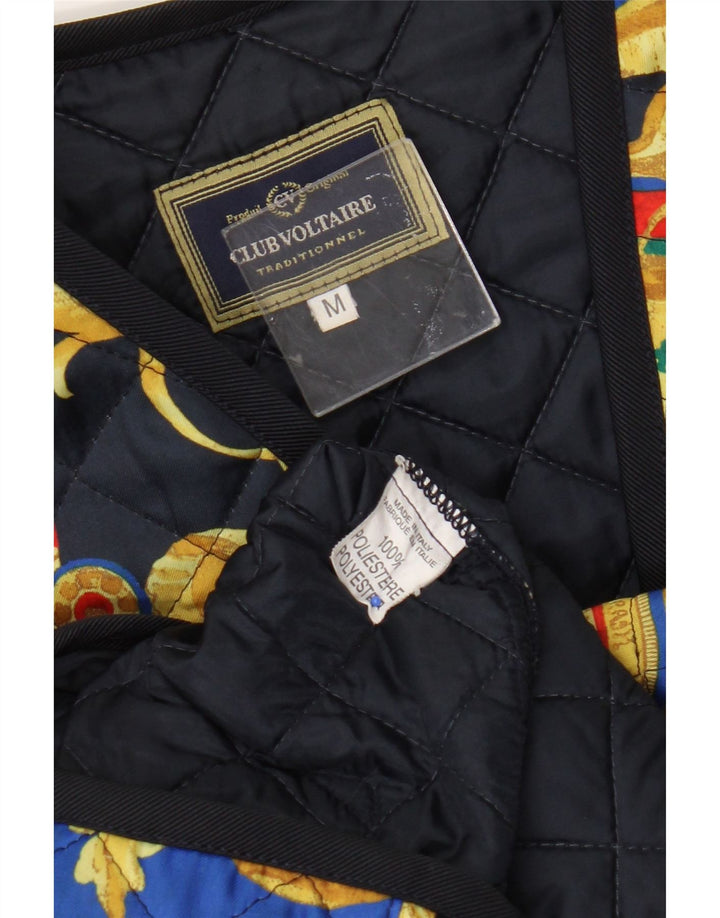 Colete acolchoado feminino Club Voltaire UK 14 médio multicolorido