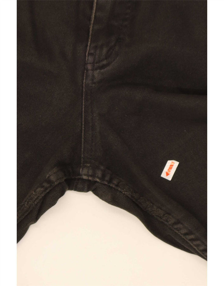 Calça jeans reta feminina Marks & Spencer UK 12 médio W28 L25 preta