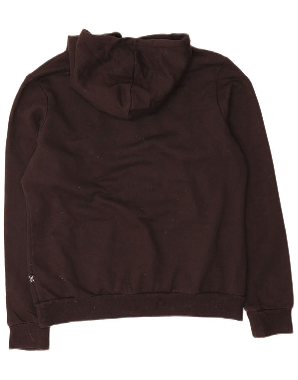 Puma feminino gráfico moletom com capuz Reino Unido 14 médio preto