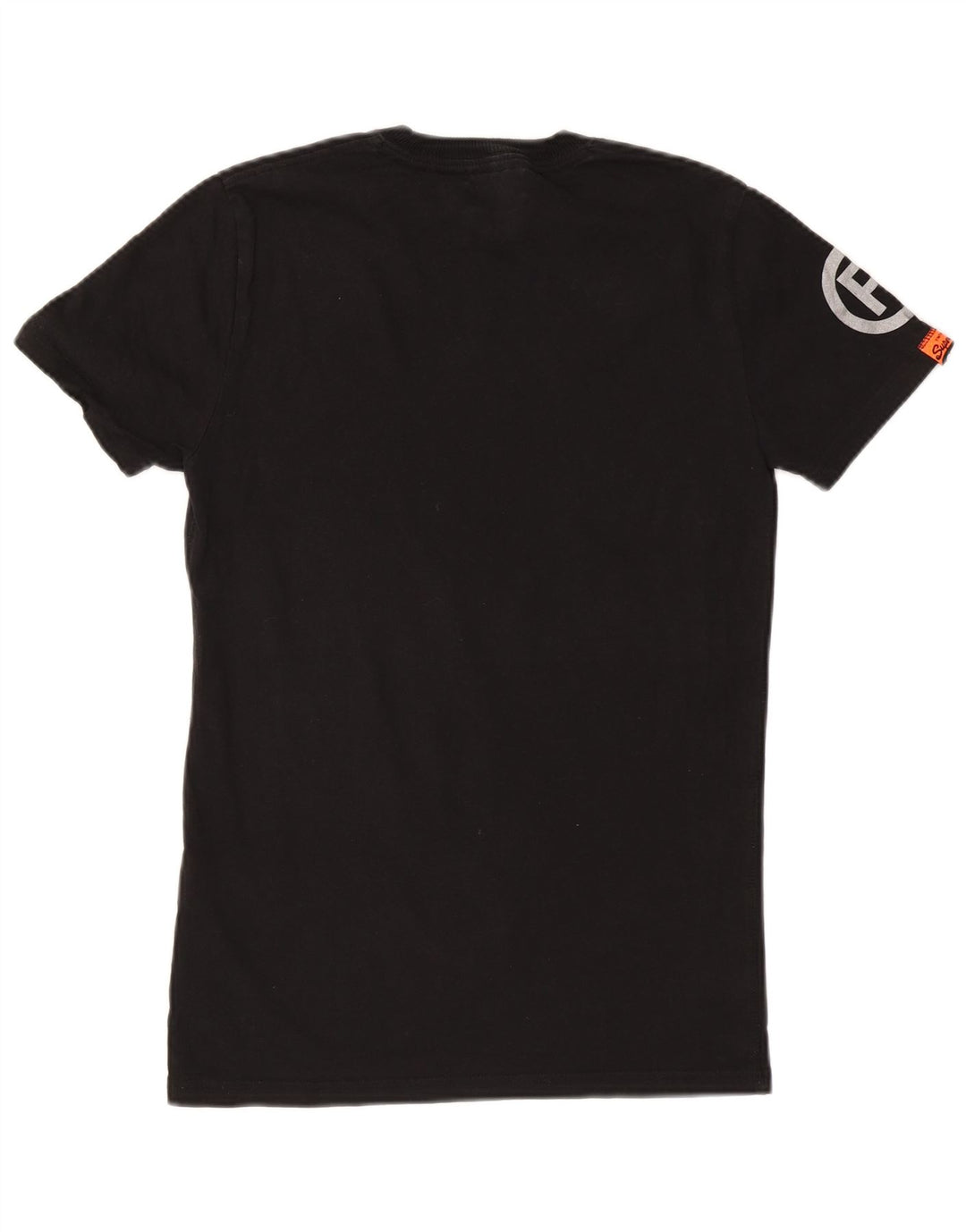 Camiseta gráfica masculina SUPERDRY Top XS algodão preto