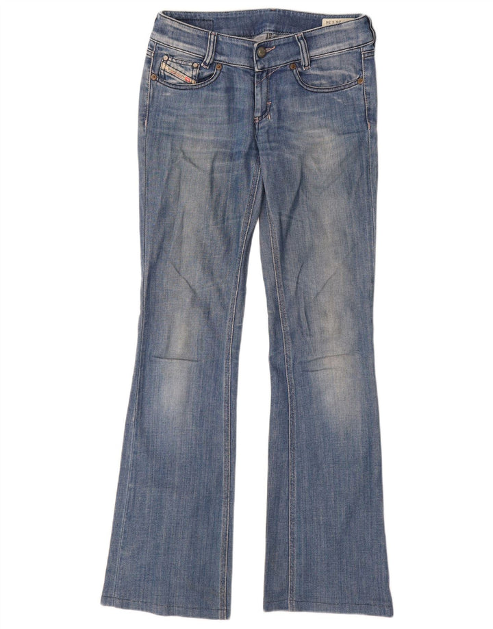 Diesel feminino Louvely Bootcut jeans W26 L32 azul algodão