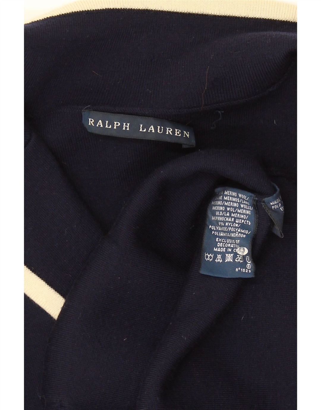 Jaqueta Blazer Ralph Lauren Feminina com 3 Botões Reino Unido 14 Médio Azul Marinho