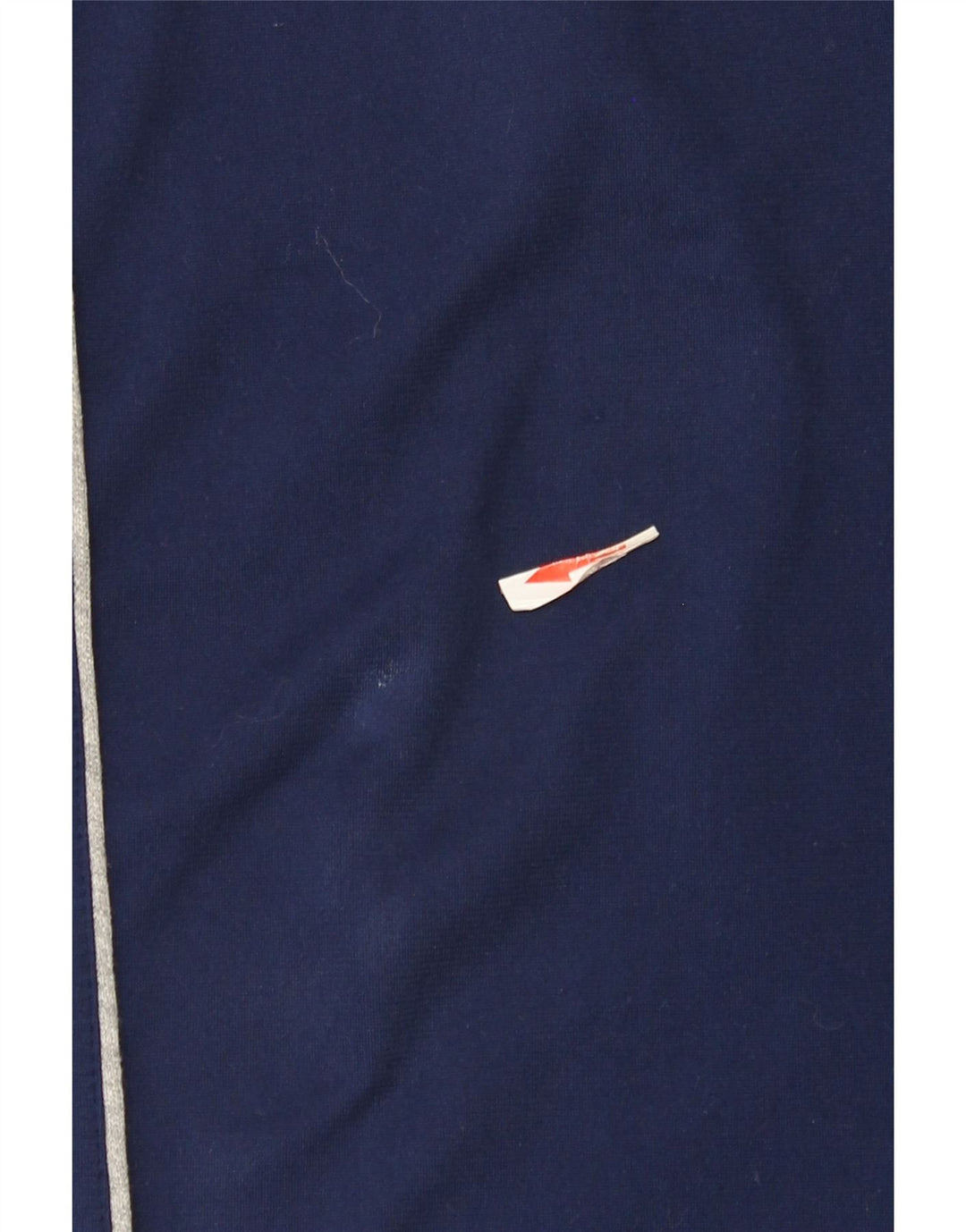 Calça de treino masculina Adidas UK 38/40 poliéster azul marinho médio