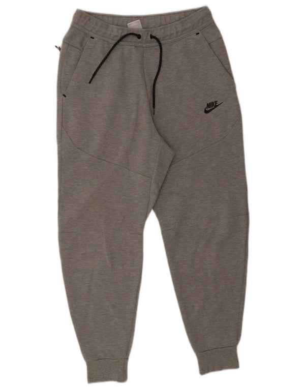 Calça de treino masculina Nike joggers pequeno algodão cinza