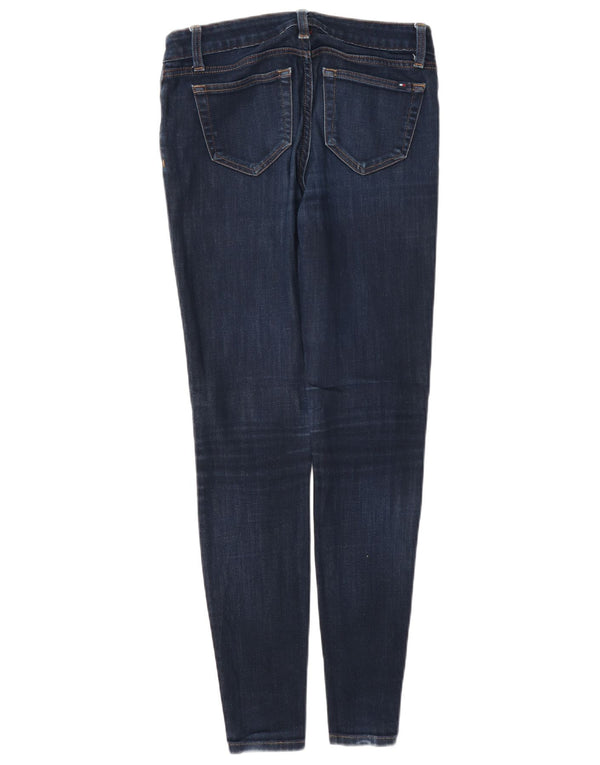 Jeans skinny feminino Tommy Hilfiger W30 L30 azul marinho algodão