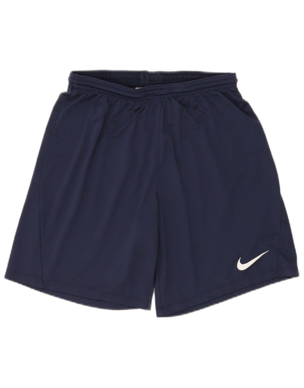 Shorts esportivos masculinos NIKE Dri Fit Slim Fit grande poliéster azul marinho