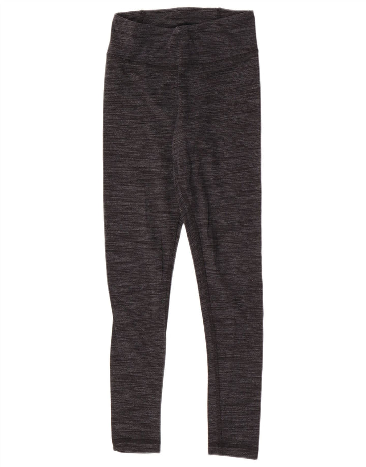Leggings Reebok Mulher UK 4/6 XS Cinza Flecked