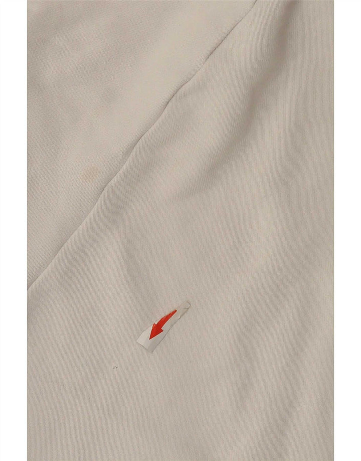 Moletom feminino Levi's com estampa oversized, Reino Unido 16, grande, algodão branco