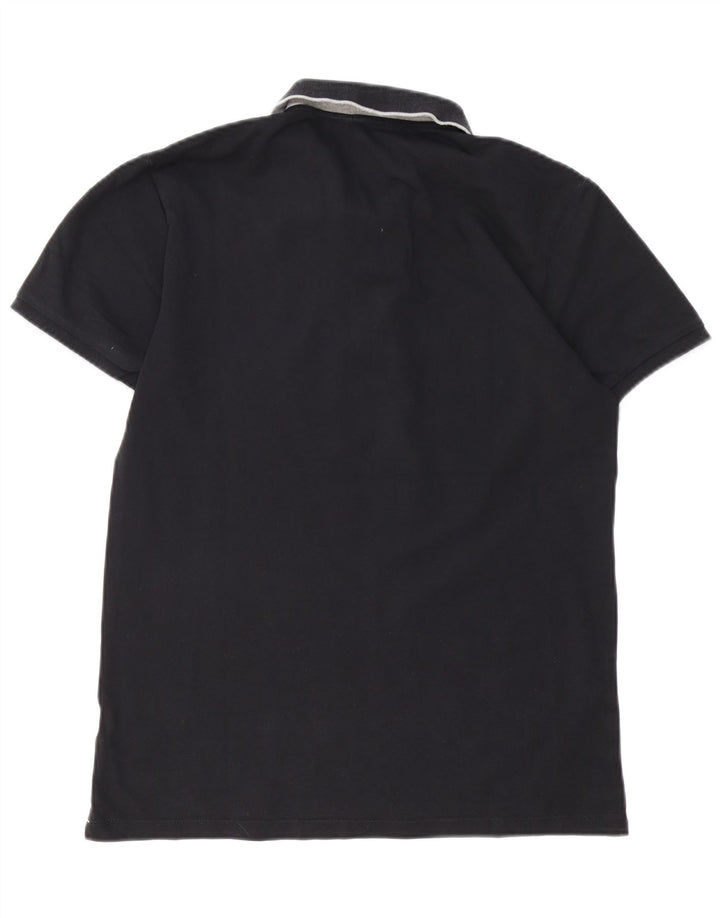 Camisa Polo Masculina Gas Média Preta
