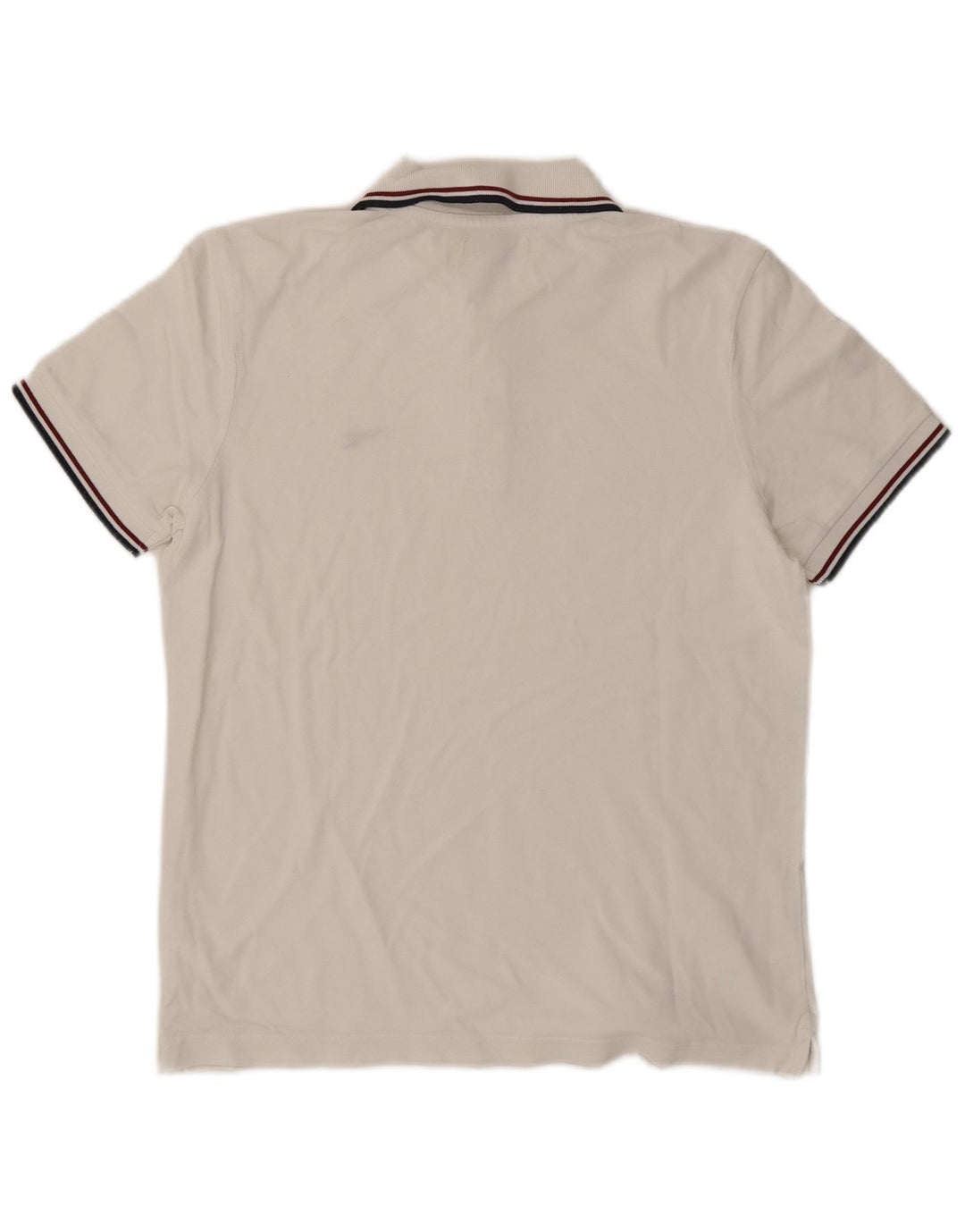Camisa polo masculina Diadora pequena branca