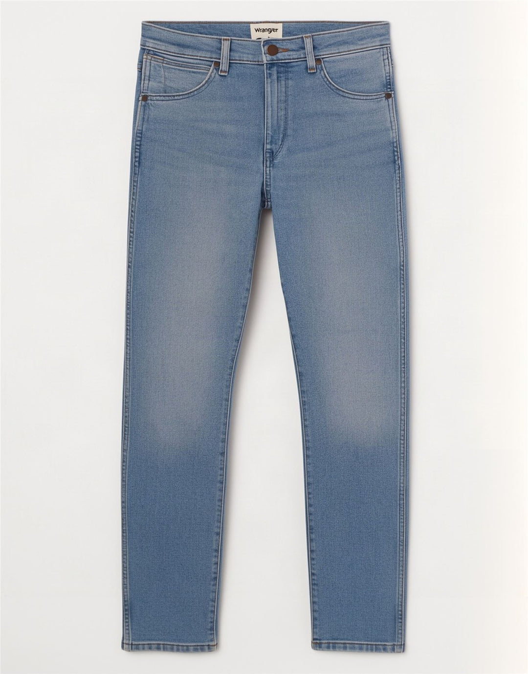 Wrangler Mens Larston Slim Jeans W28 L32 Azul Algodão