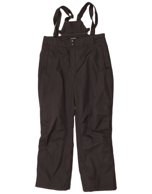 Mountain Warehouse Calça feminina de esqui Dungarees UK 16 grande preta