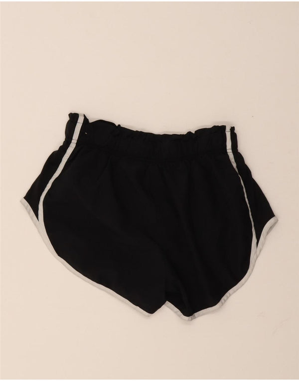 Nike Womens Dri Fit Sport Shorts UK 14 Médio Preto Poliéster