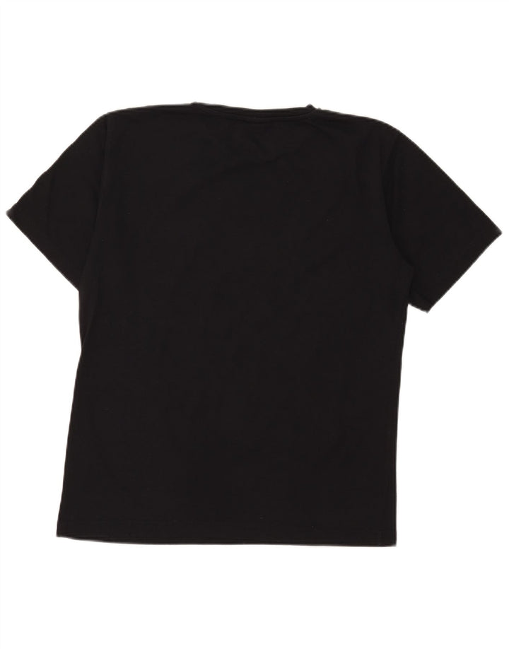 Puma Camiseta Feminina Graphic Top UK 12 Médio Preto Poliéster