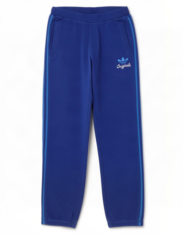 Adidas Womens Tracksuit Calças Joggers UK 10 Pequeno Azul Algodão