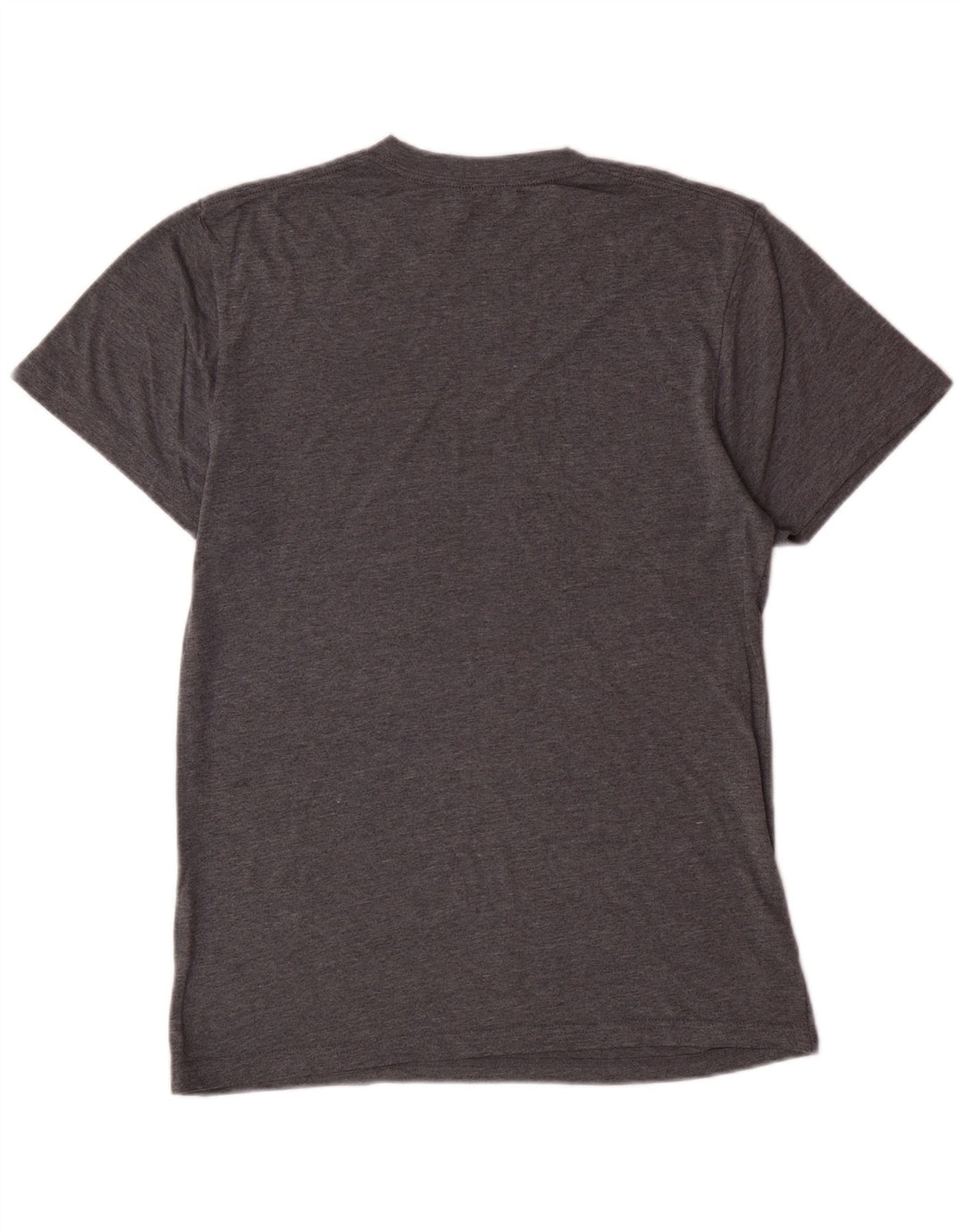 Camiseta masculina Vans Off The Wall com estampa gráfica pequena de algodão cinza