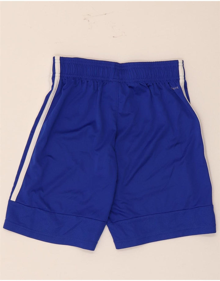 Calções desportivos Adidas Boys Climalite 11-12 anos azul poliéster