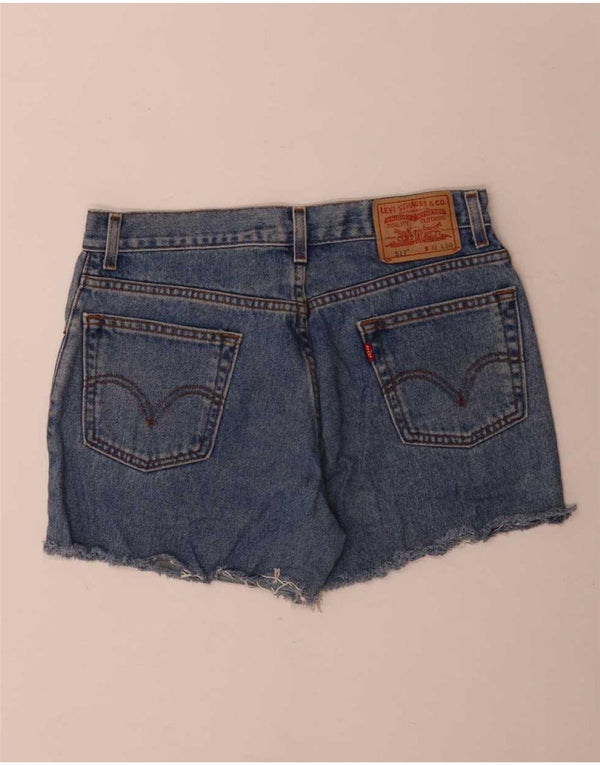 Shorts jeans feminino Levi's 517 W31 algodão azul médio