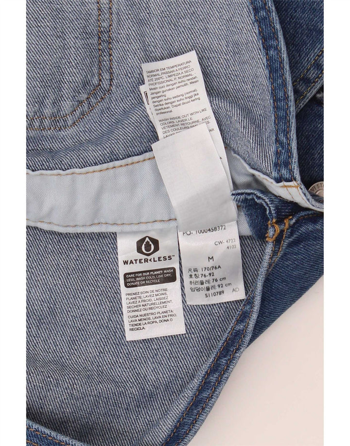 Levi's Masculino Cargo Dungarees Jeans Médio W36 L30 Azul Algodão