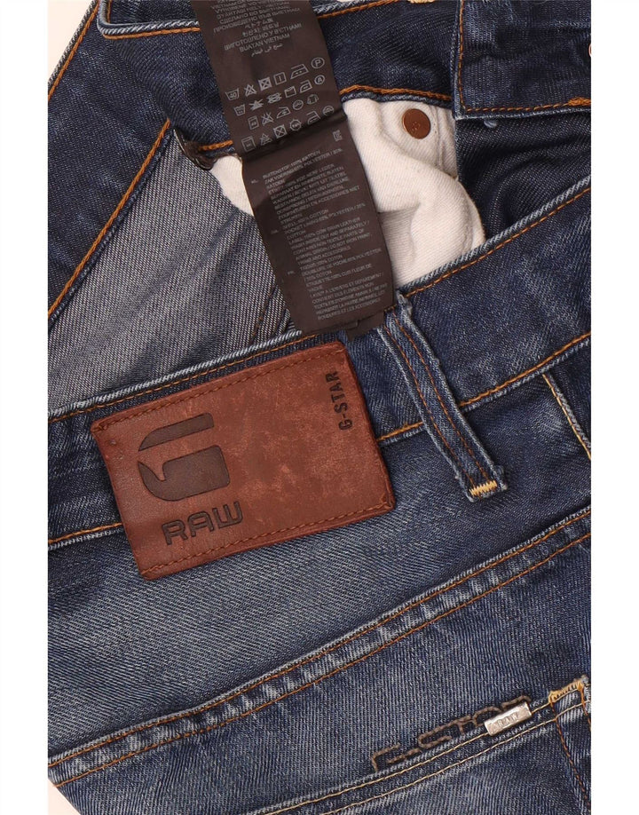 Jeans retos masculinos G-Star W31 L32 algodão azul