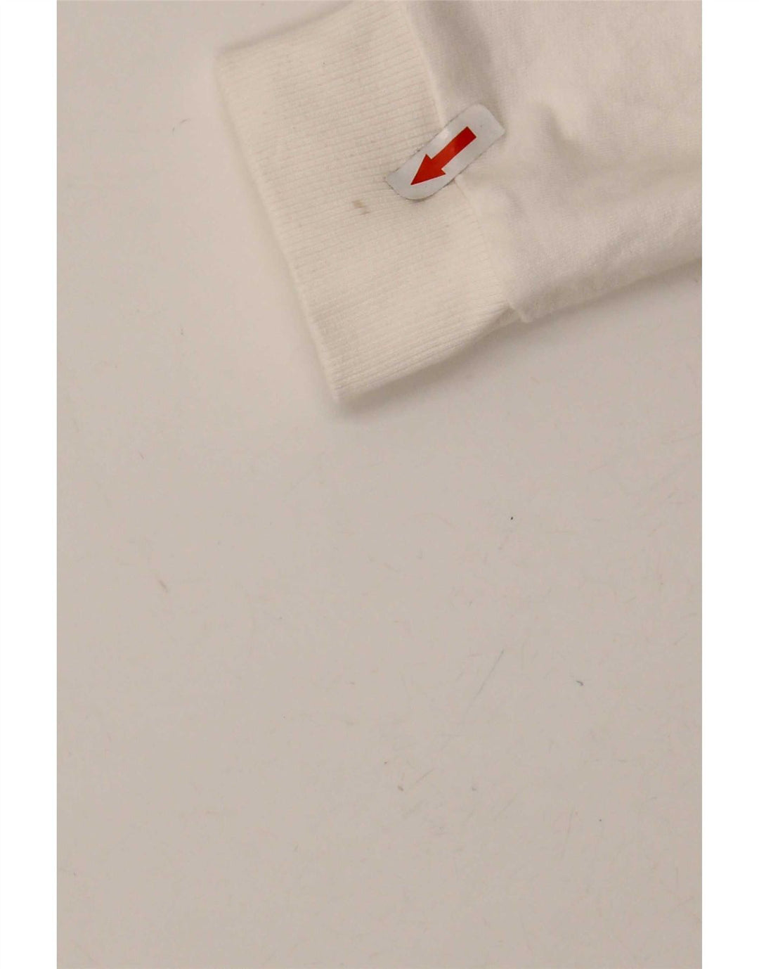 Zara Mens Trafaluc Graphic Moletom Jumper Médio Branco Colorblock