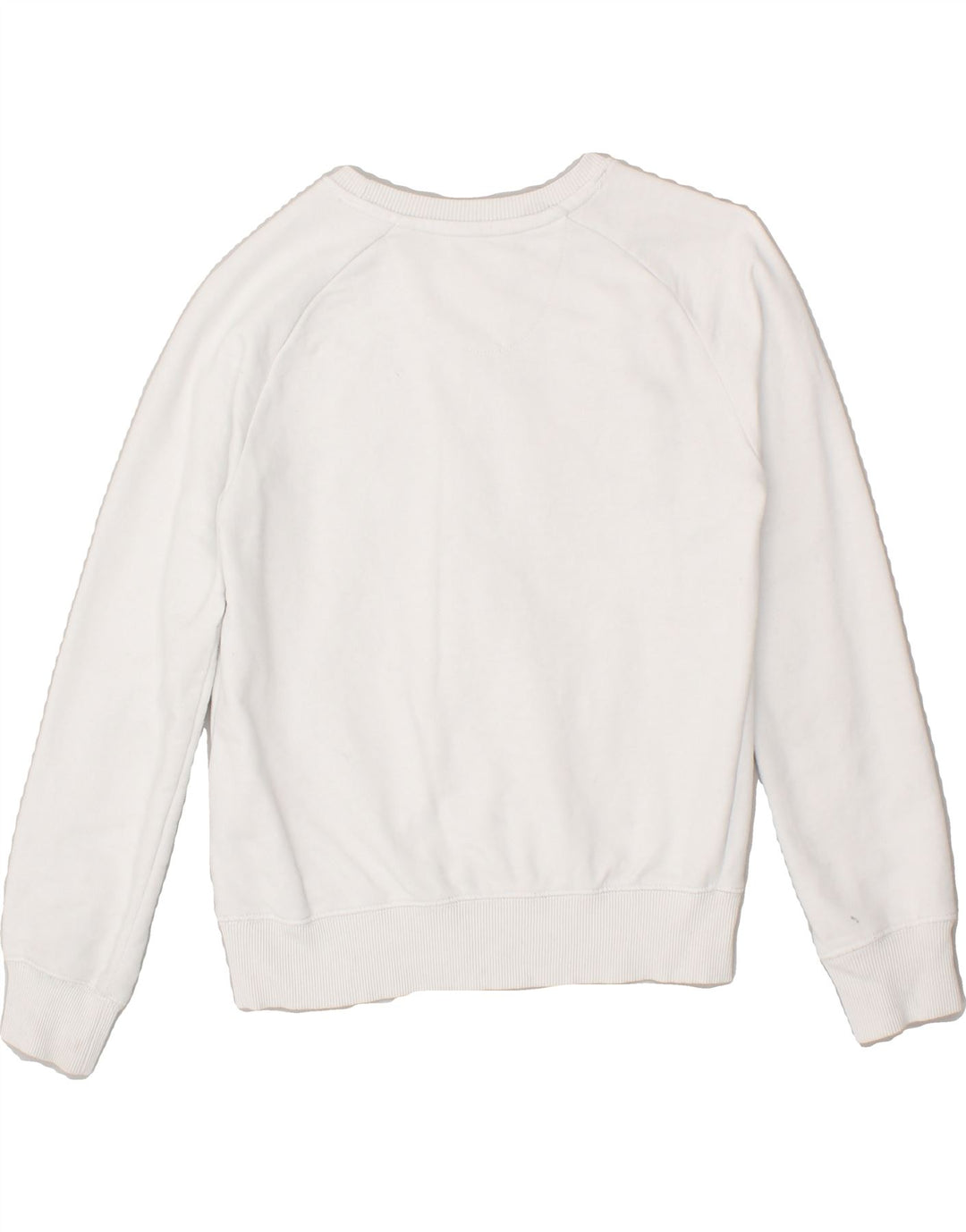 LEVI'S Girls Graphic Sweatshirt Jumper 11-12 Years White Cotton Vintage Levi's and Second-Hand Levi's from Messina Hembry 