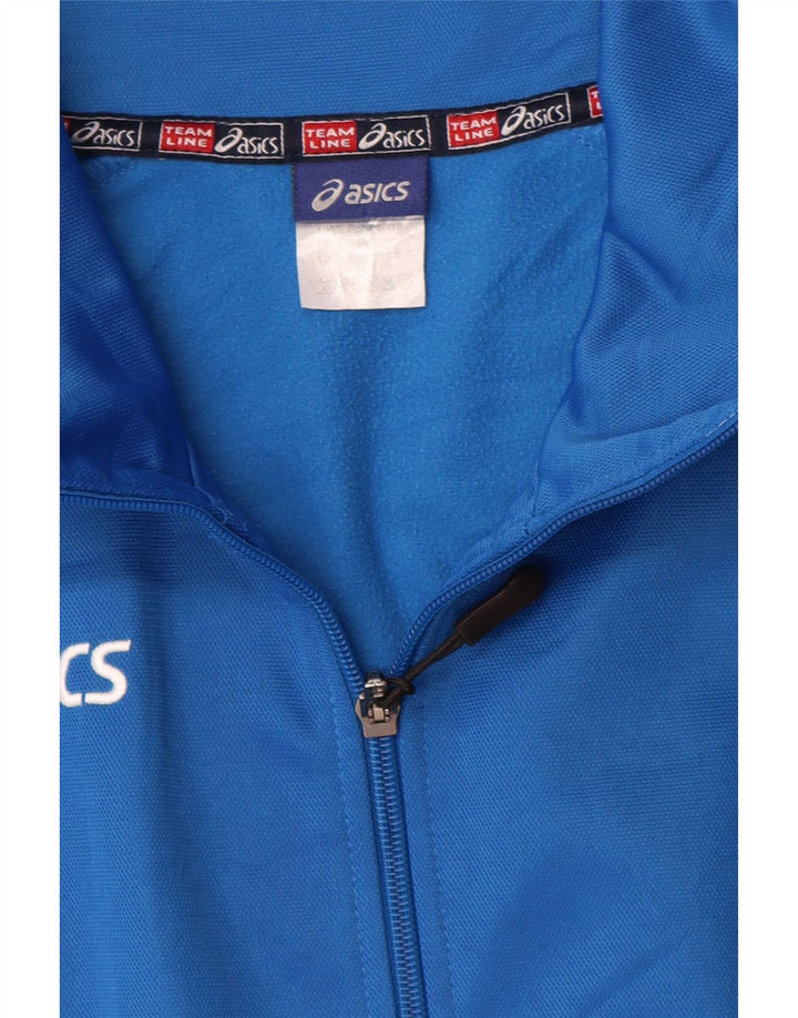 Asics Mens Tracksuit Top Jacket XL Azul Poliéster
