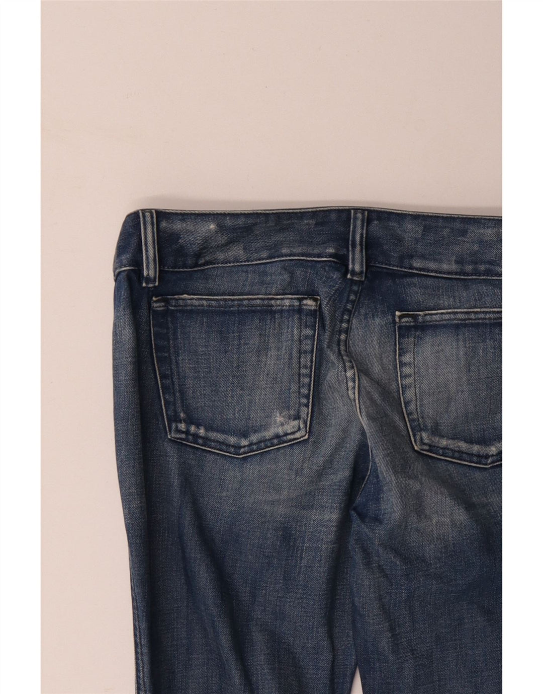 DIESEL Calça jeans feminina desgastada com corte bootcut W31 L29 algodão azul