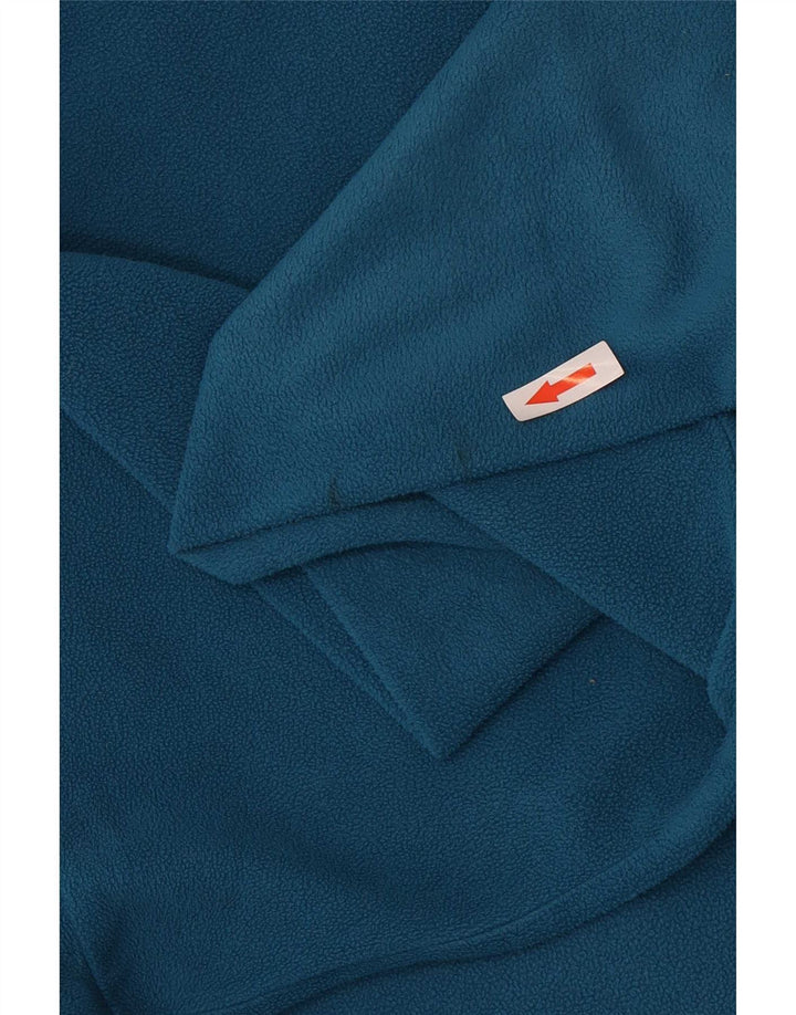 Suéter masculino de lã Jack Wolfskin com zíper e gola UK 36/38 poliéster azul médio
