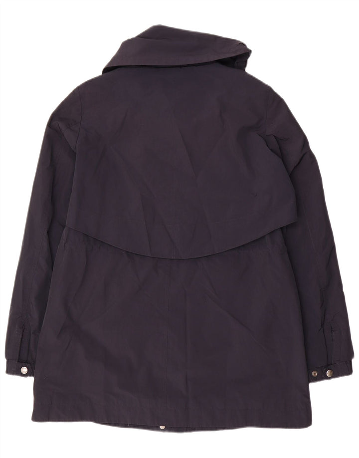 Sobretudo feminino Woolrich UK 10 pequeno poliéster azul marinho