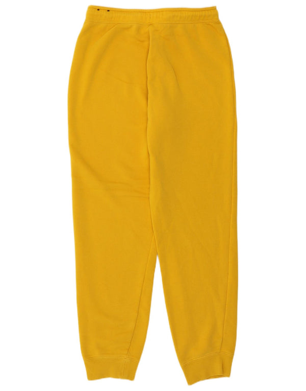 Calça de treino feminina Nike Joggers UK 12 algodão amarelo médio