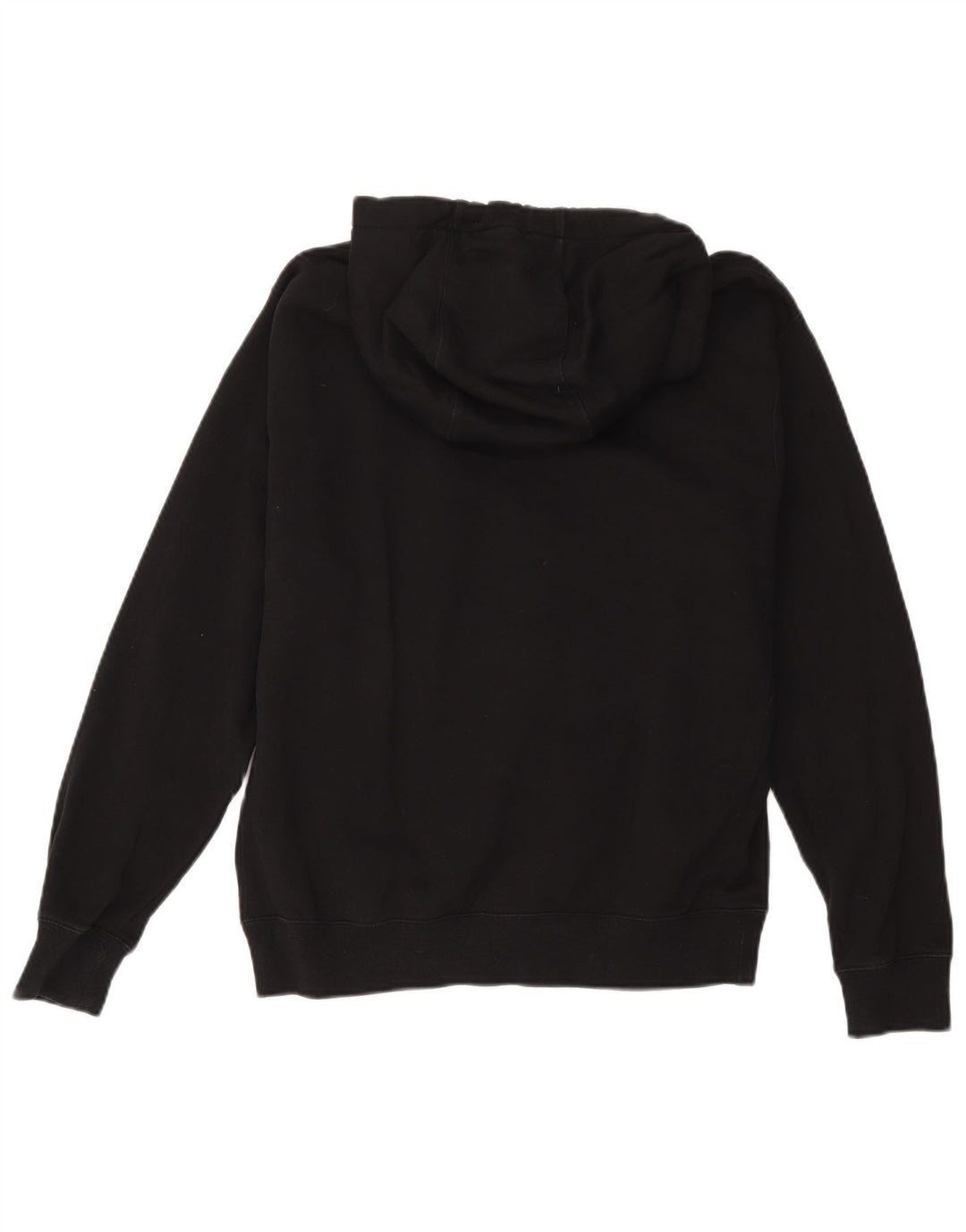 Nike masculino gráfico moletom com capuz médio algodão preto