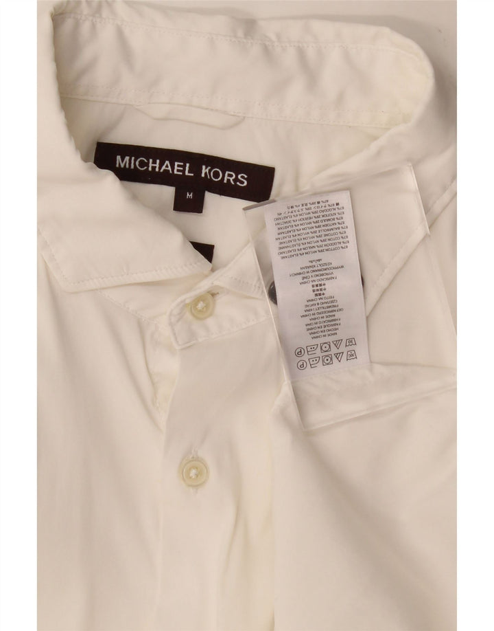 Camisa masculina MICHAEL KORS algodão branco médio