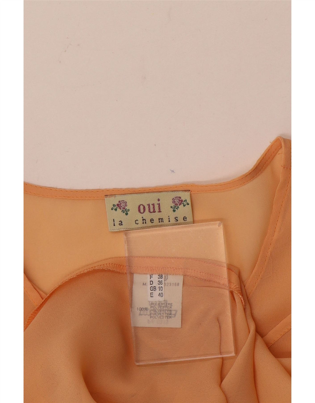 Blusa feminina Oui UK 10 pequena laranja poliéster