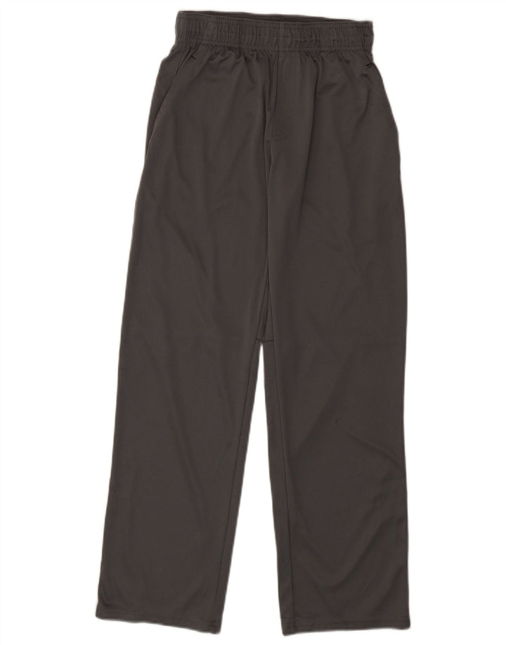 Calça de treino feminina Reebok UK 14 grande poliéster cinza