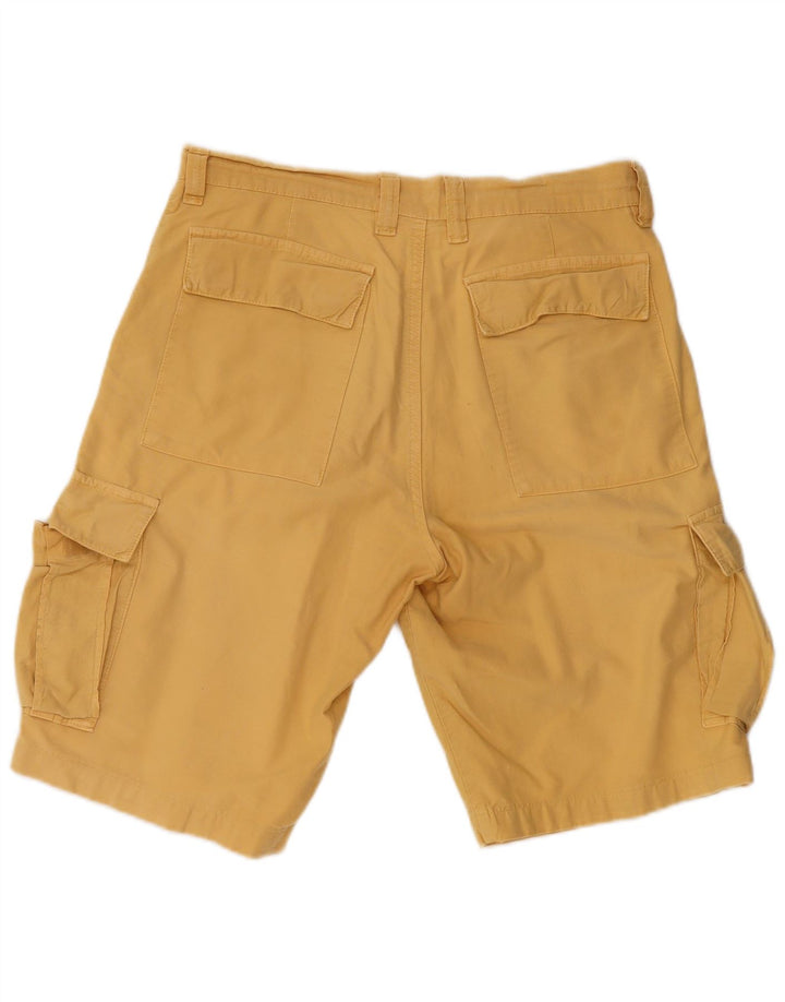 CARRERA Mens Cargo Shorts IT 46 Pequeno W31 Algodão Amarelo