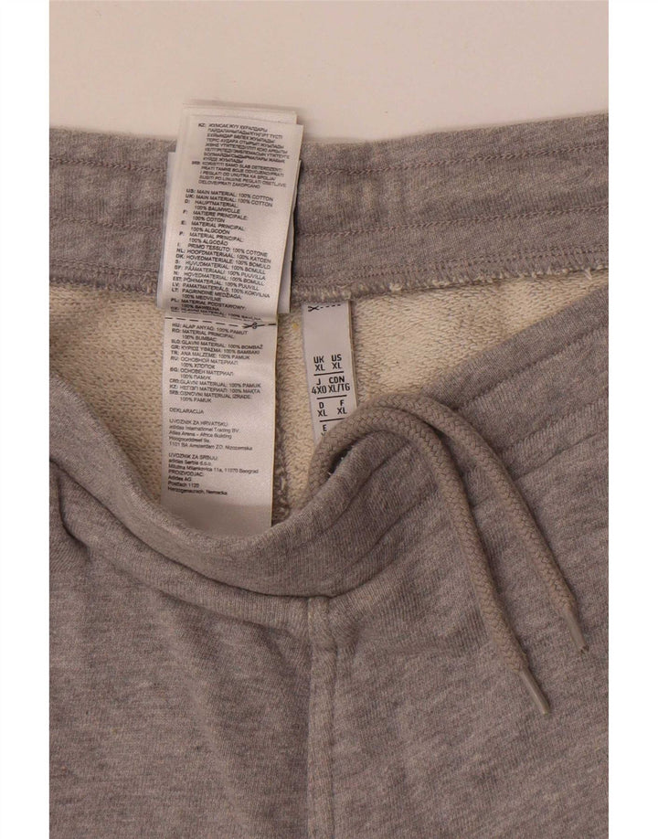 Shorts esportivos masculinos Adidas XL cinza algodão