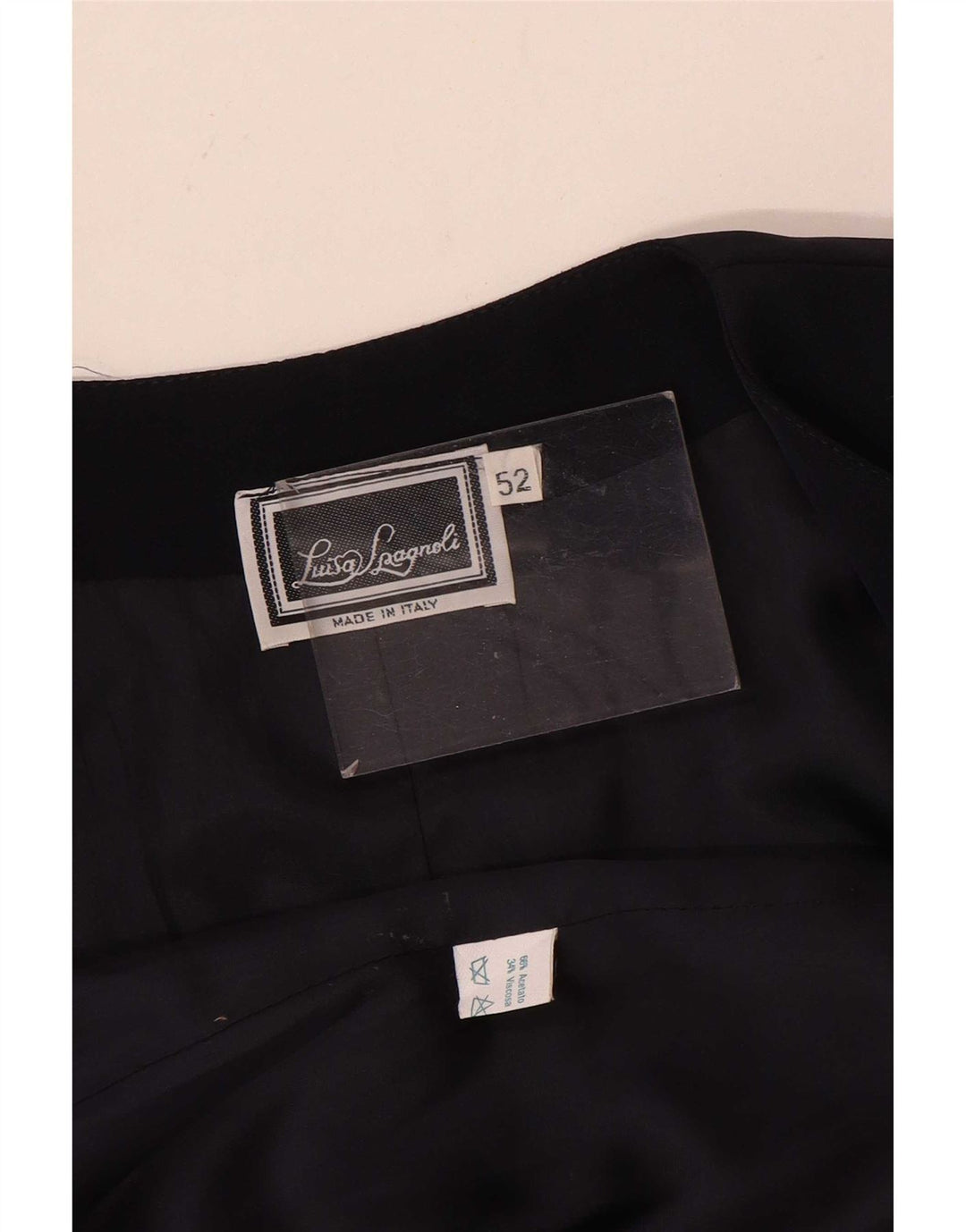 Jaqueta blazer aberta feminina Luisa Spagnoli IT 52 2XL azul marinho acetato
