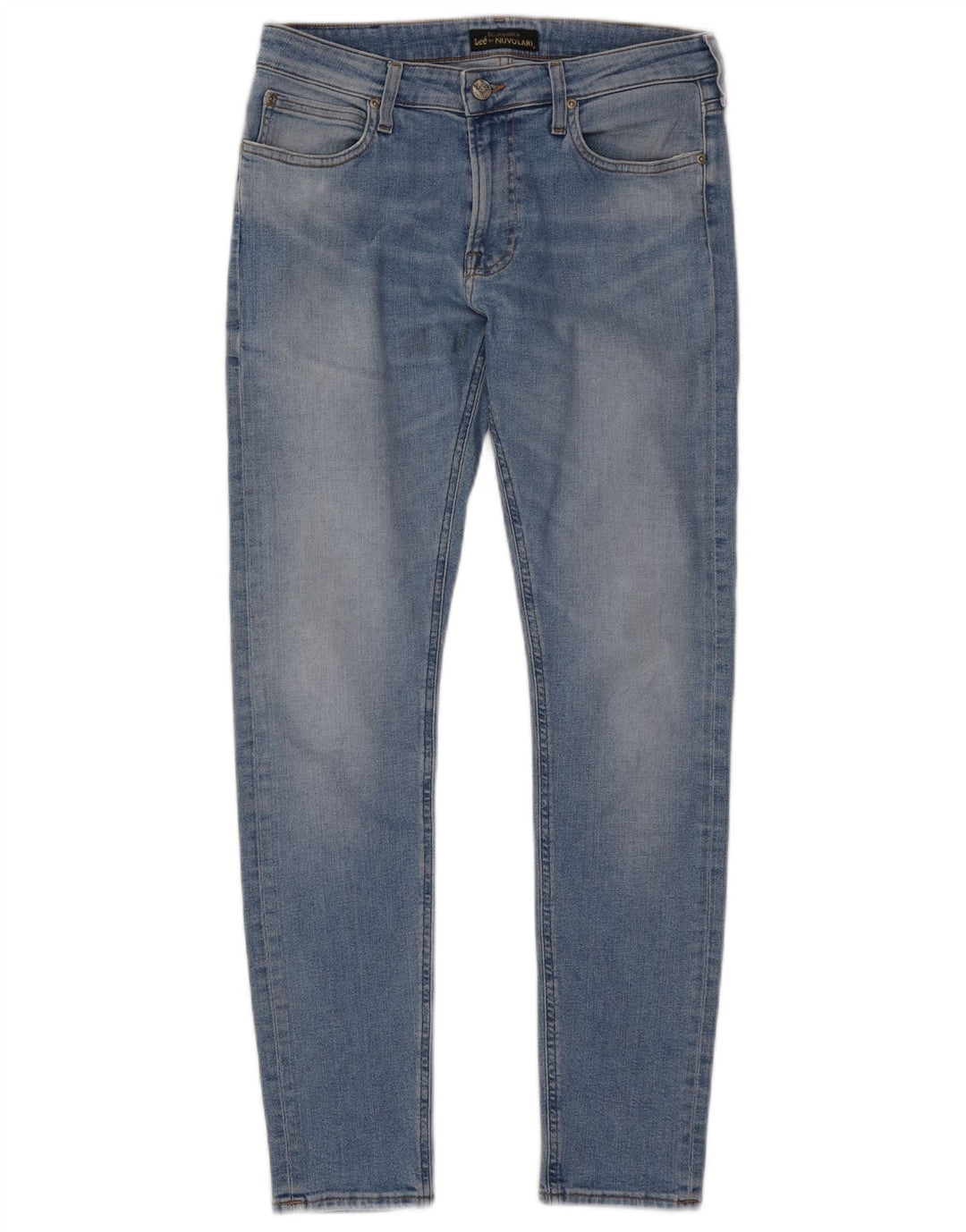 LEE Womens Malone Skinny Jeans W31 L30 Azul Algodão