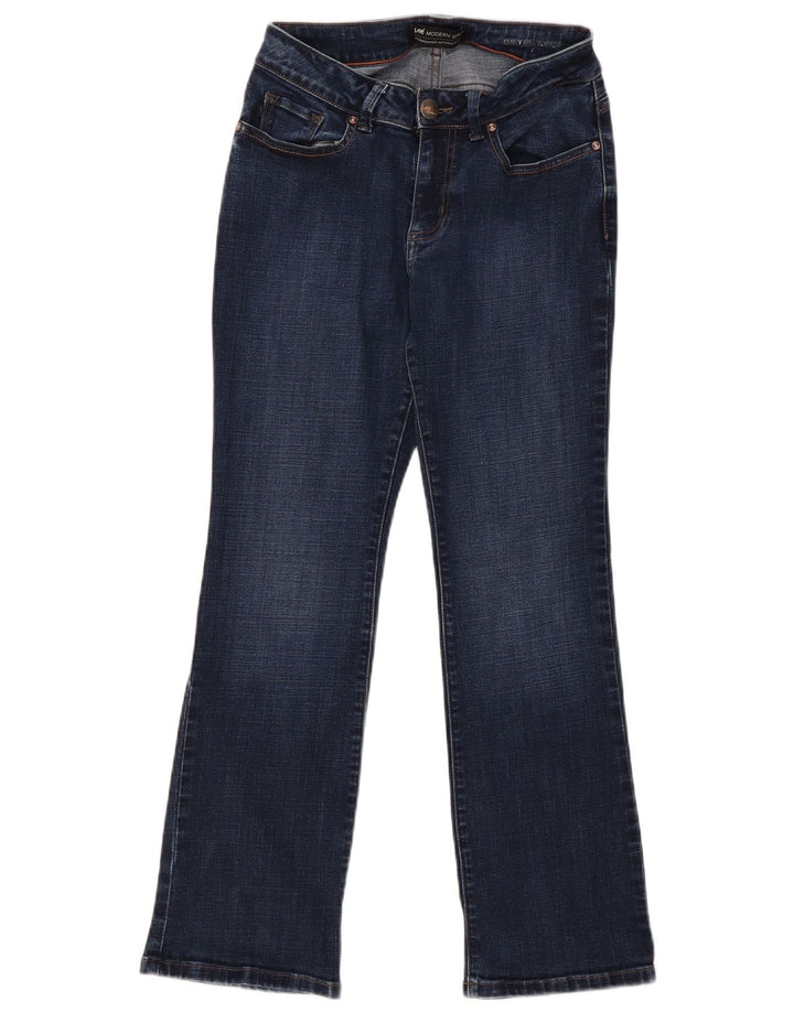 Lee Womens Curvy Fit Modern Rise Bootcut Jeans EUA 6 Médio W28 L29 Azul