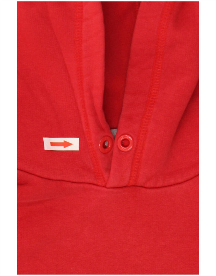 Jumper com capuz gráfico masculino Nike pequeno algodão vermelho