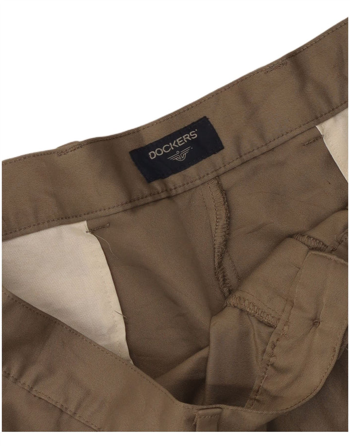 Dockers Mens Pegged Chino Shorts W34 Grande Bege
