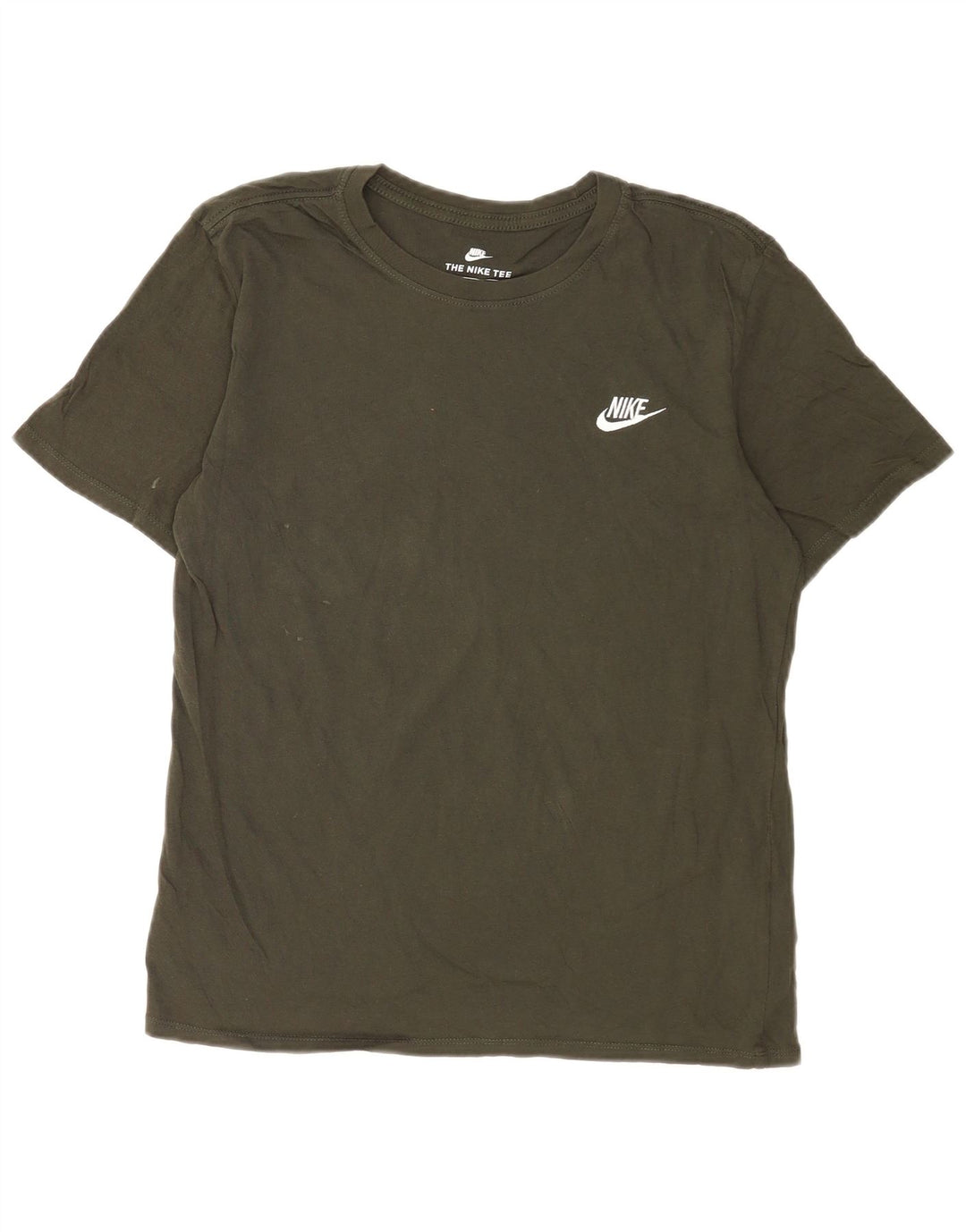 Camiseta masculina Nike Athletic Cut Top algodão verde médio