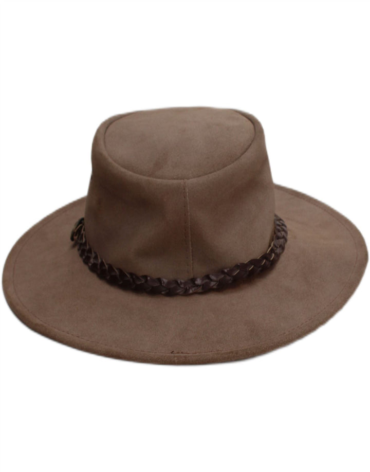 Chapéu de cowboy masculino de camurça Jacaru Australia médio/grande marrom ocidental