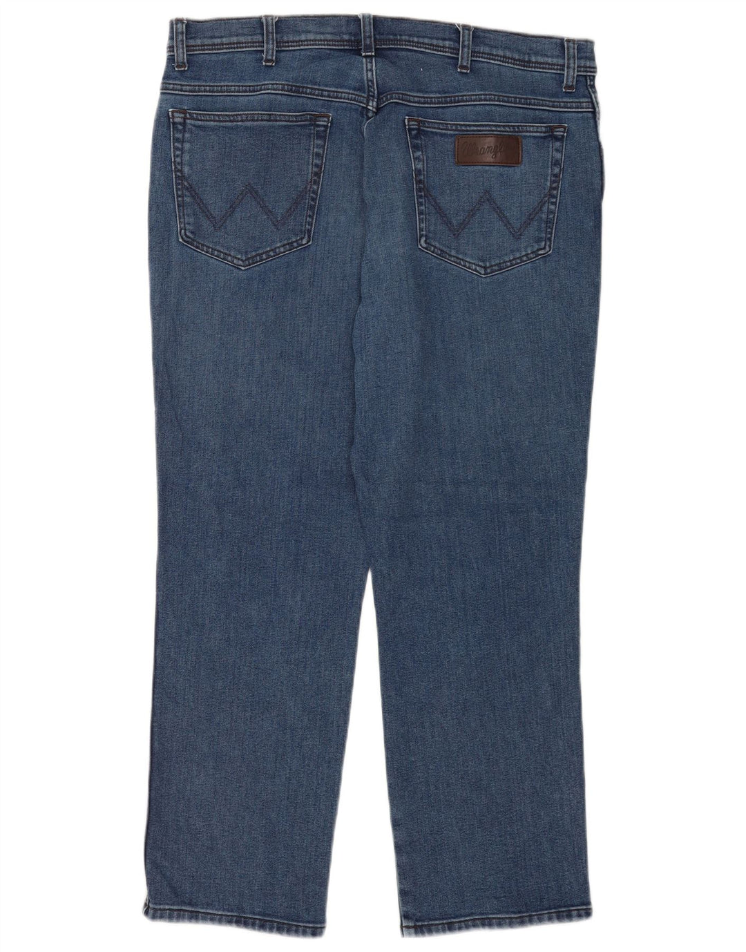 Wrangler Masculino Texas Straight Jeans W38 L30 Azul Algodão