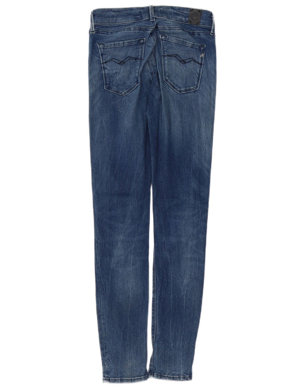 Jeans skinny feminino REPLAY W25 L29 azul marinho