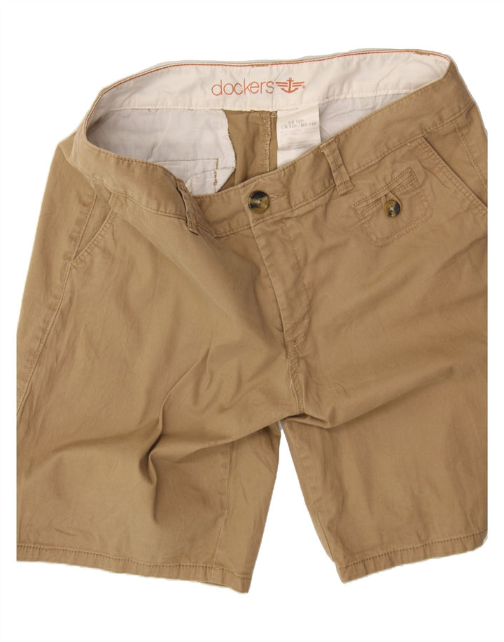 DOCKERS Womens Chino Shorts US 12 Large W34 Brown Cotton Vintage Dockers and Second-Hand Dockers from Messina Hembry 