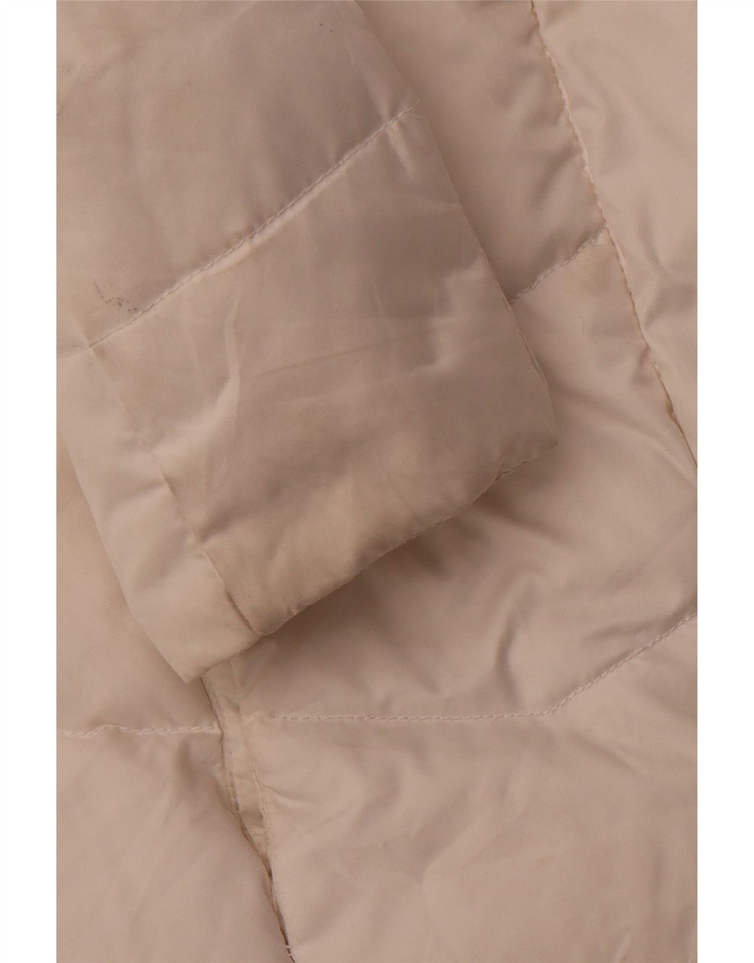 Jaqueta acolchoada com capuz feminina TOMMY HILFIGER UK 12 poliéster branco médio