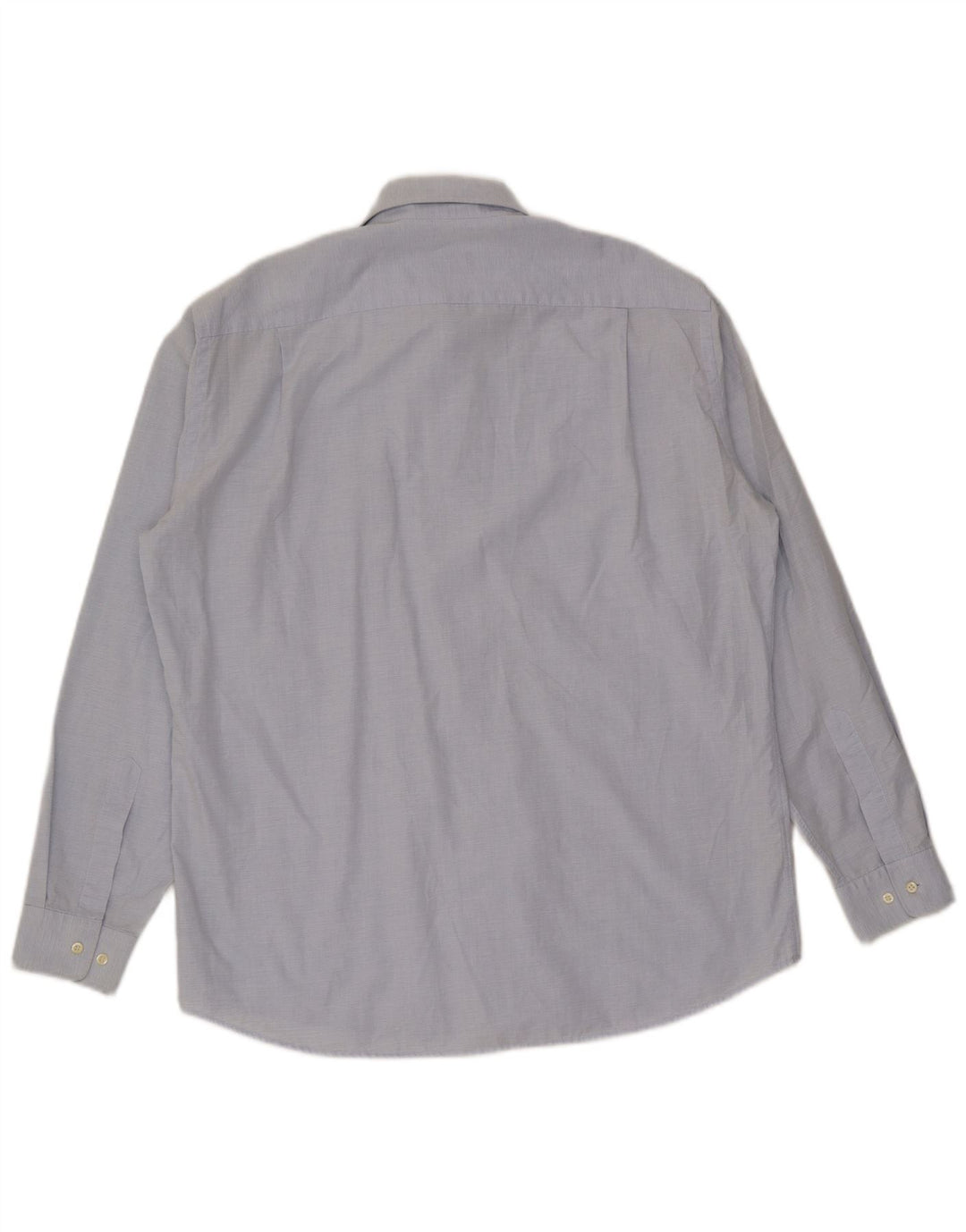 Camisa masculina Hugo Boss tamanho 42 16 1/2 grande algodão azul
